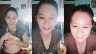Nungging Lepas Celana Mbak Pohan di Akhir Live